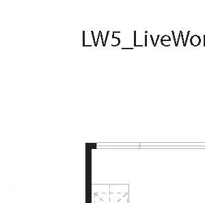 LW5 Studio Floor Plan LW5 Studio Floor Plan at 10th and G Apartments in San Diego, CA
